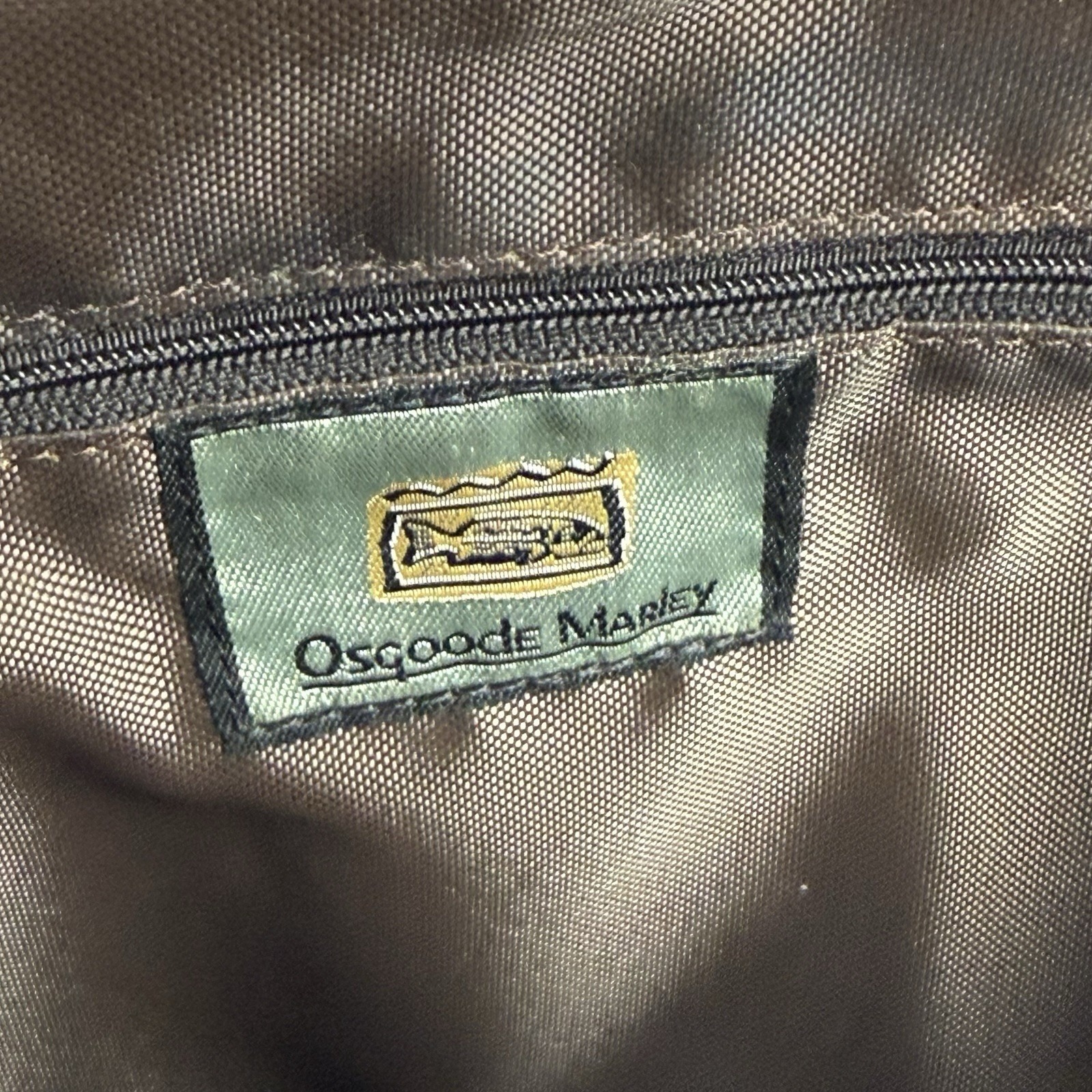 Osgoode Marley Backpack Dark Brown Soft Leather Organizer Rucksack Travel School — image 4 of 8